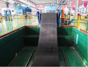 Belt production process from the supplied product catalogue