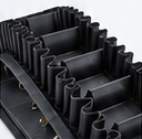 Sidewall conveyor belt illustration